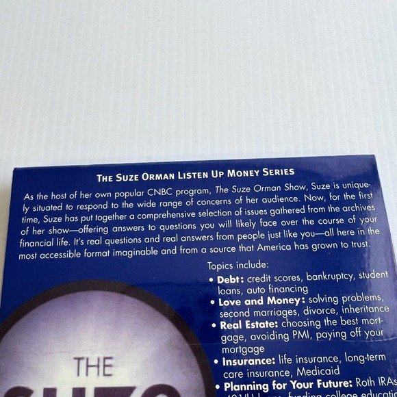 Listen Up! by Suze Orman (CD, 2004, Penguin Audio) 2 Disc Set, Sealed, Brand New - Picture 6 of 7